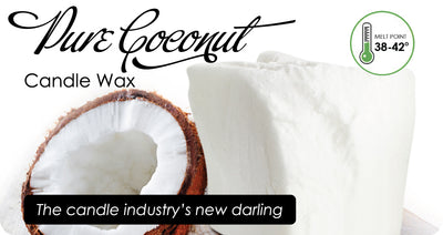 Pure Coconut Candle Wax – The candle industry’s new darling, and mine too!!!