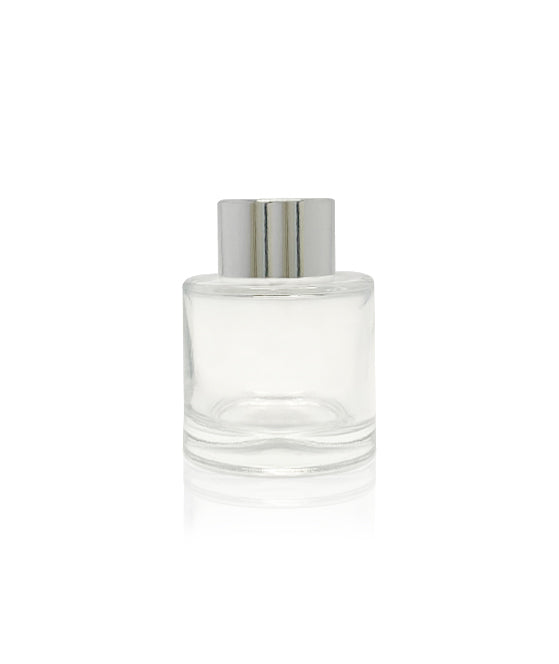 50ml Diffuser Bottle - Silver Collar - New Zealand Candle Supplies