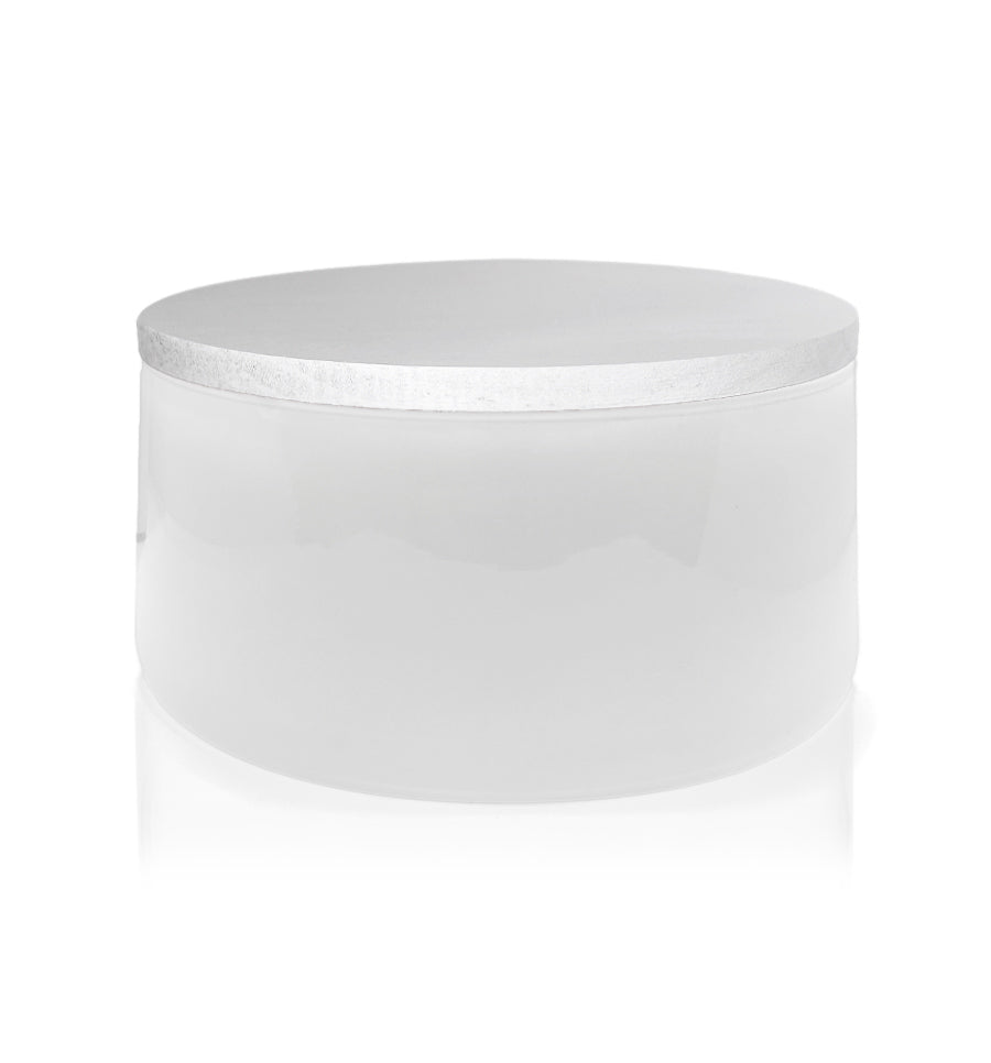 350ml Classic White Bowl With White Lid NZ Candle Supplies
