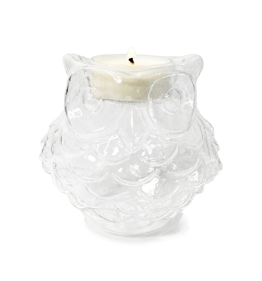 A Charming Owl Tea Light Holder NZ Candle Supplies