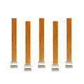 8mm x 9cm Wooden Wicks with Metal Base - New Zealand Candle Supplies