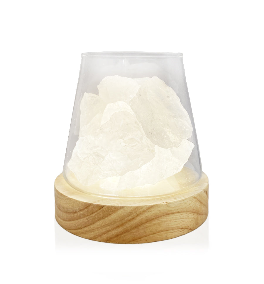 Aromatherapy Crystal Oil Diffuser - Clear Quartz