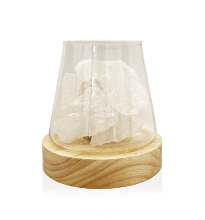 Aromatherapy Crystal Oil Diffuser - Clear Quartz