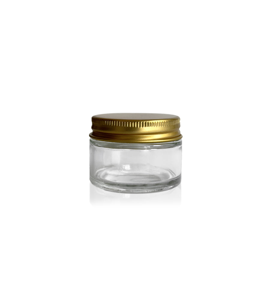 Pharmacist Glass Jar with Gold Lid 30ml