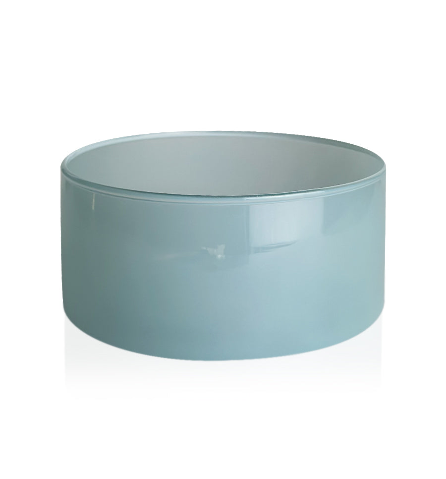 Blue Glass Candle Bowl 350ml