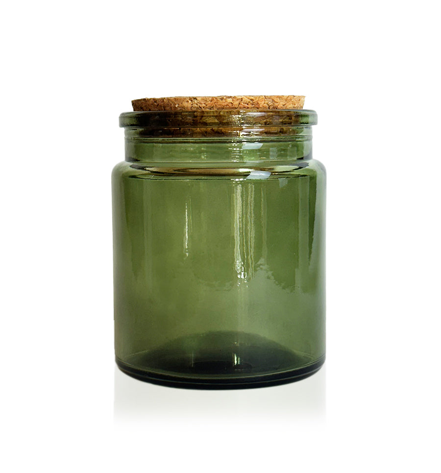 Green Austin Jar with Cork 200ml