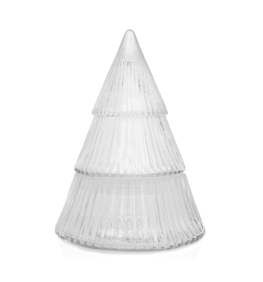 Christmas Tree Glass Candle Jar 230mls