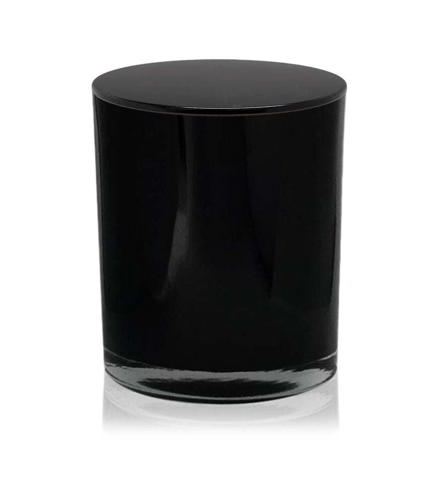 Medium Classic Tumbler - Black Jar  with Black Metal Tumbler Lid 280 - 300ml