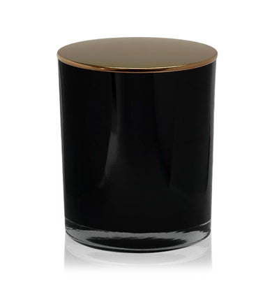 Medium Classic Tumbler - Black Jar with Bronze Metal Tumbler Lid 280 - 300ml