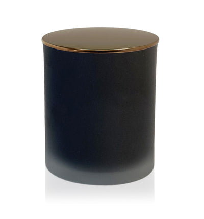 Medium Classic Tumbler - Black Frosted Jar with Bronze Metal Tumbler Lid 280 - 300ml