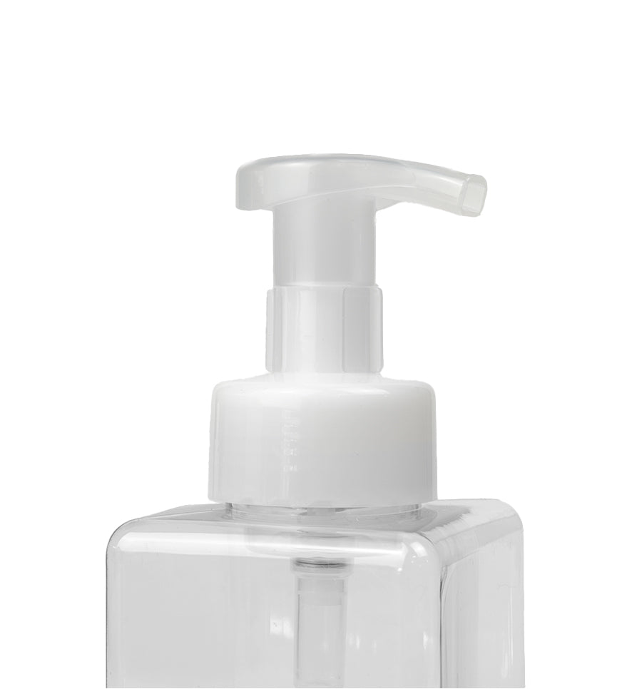 250ml Clear Plastic Bottle with Foaming Pump