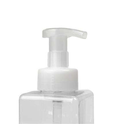 450ml Clear Plastic Bottle with Foaming Pump