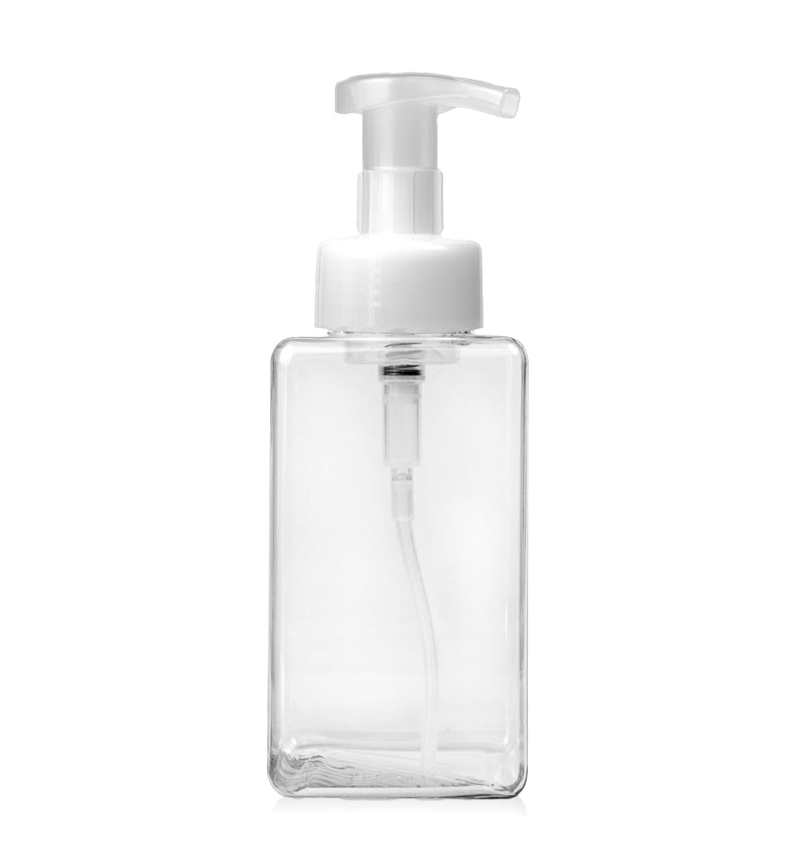 450ml Clear Plastic Bottle with Foaming Pump