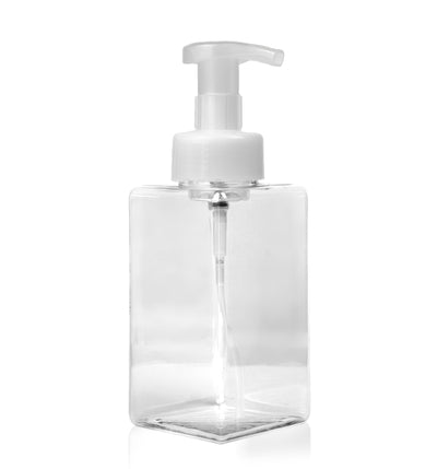 450ml Clear Plastic Bottle with Foaming Pump