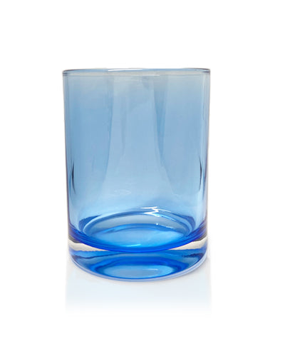 Vogue Tumbler - Blue Jar  with Wooden Lid 250ml