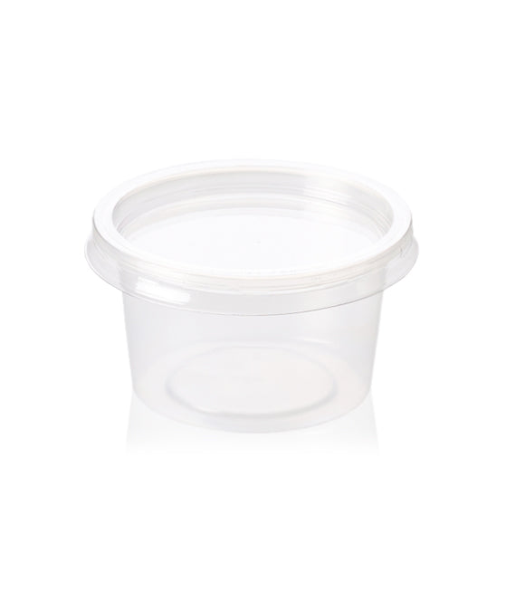 Plastic Pot with Lid - New Zealand Candle Supplies