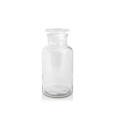 Clear Apothecary Glass Jar with Lid 125ml - New Zealand Candle Supplies