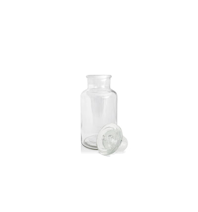 Clear Apothecary Glass Jar with Lid 30ml - New Zealand Candle Supplies