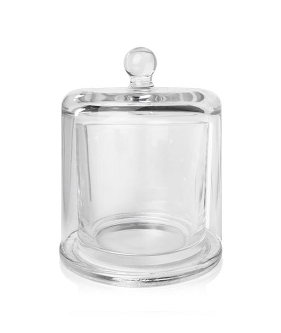 Baby Cloche Jar - Clear Jar with Clear Glass Dome 140-150mls - New Zealand Candle Supplies