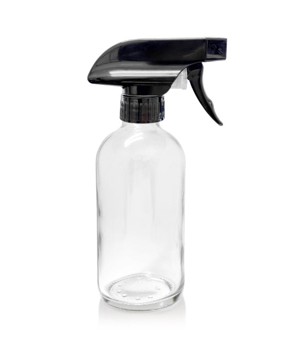 250ml Glass Clear Bottle with Sprayer