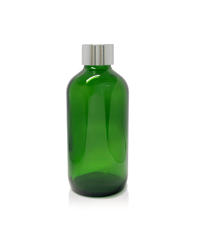 250ml Green Pharmacist Diffuser Bottle - Silver Collar