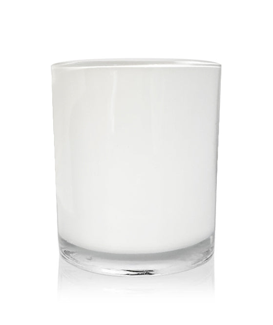 Medium Classic Tumbler - White Jar 280 - 300ml - New Zealand Candle Supplies