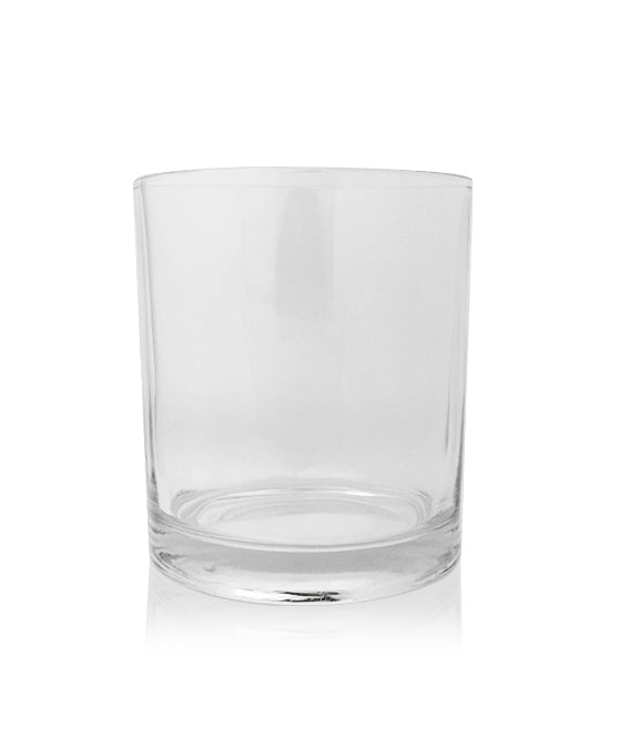 Small Classic Tumbler - Clear Jar with Black Metal Lid 145mls - New Zealand Candle Supplies