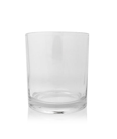 Small Classic Tumbler - Clear Jar with Black Metal Lid 145mls - New Zealand Candle Supplies