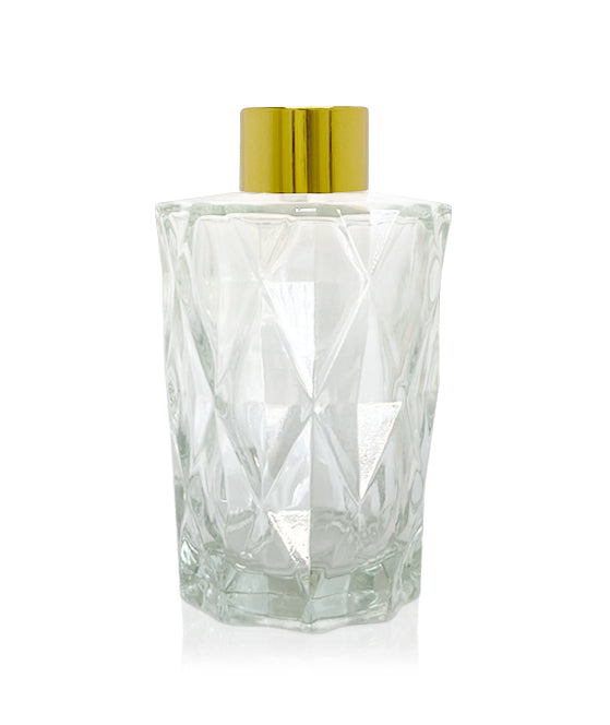 200ml Luxurious Gold Diamond Diffuser Bottle - NZ Candle Supplies