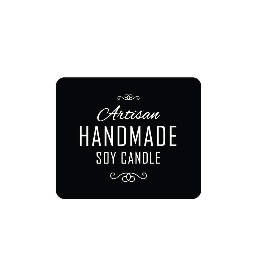 Artisan Handmade Soy Candle Label 4.3 x 3.6cm - New Zealand Candle Supplies