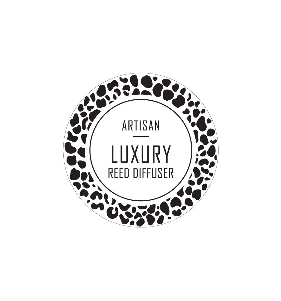 The 4.2cm Artisan Luxury Reed Diffuser Label - NZ Candle Supplies
