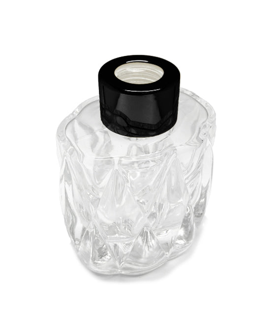 100ml Retro Diamond Diffuser Bottle - Black Collar