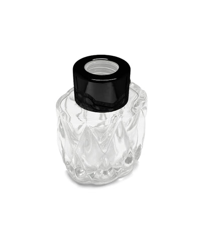 50ml Retro Diamond Diffuser Bottle - Black Collar