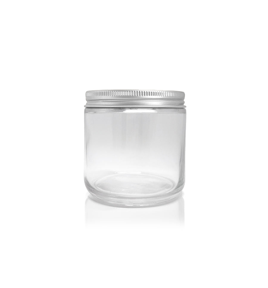 Pharmacist Glass Jar with Silver Lid 60ml - New Zealand Candle Supplies