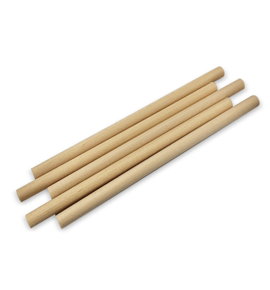 Thick - Natural Coloured Reed Sticks 10mm x 20cm - New Zealand Candle Supplies