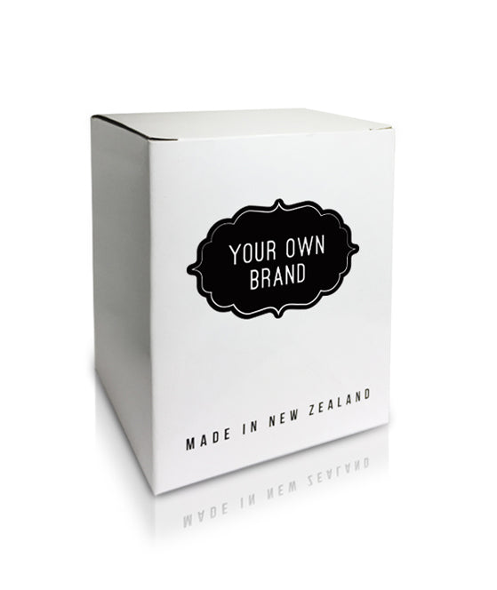 White Gloss Finish Gift Box - Medium - New Zealand Candle Supplies