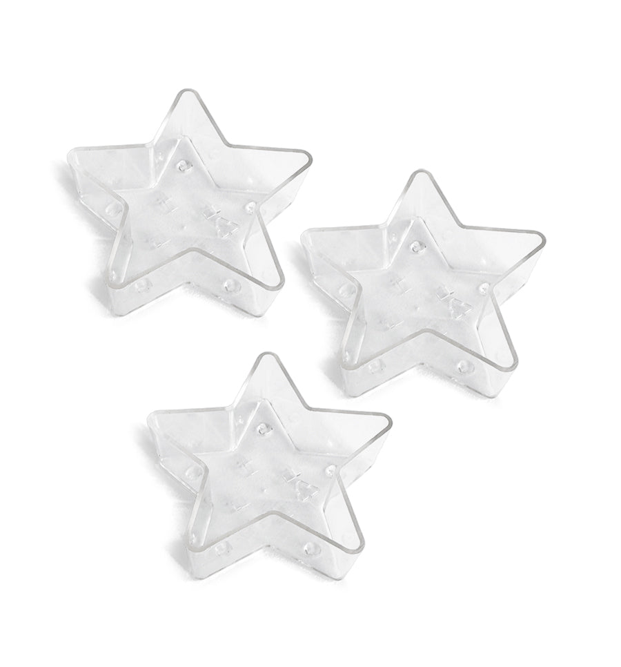 Delightful Star-Shaped Tea Light Cups - NZ Candle Supplies