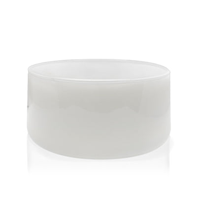 White Glass Candle Bowl 350ml