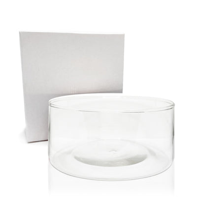 Clear Glass Candle Bowl 350ml