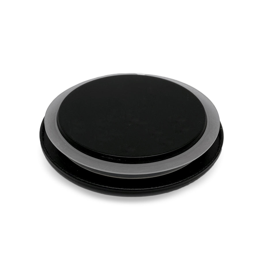 Black Metal Lid 9cm - New Zealand Candle Supplies