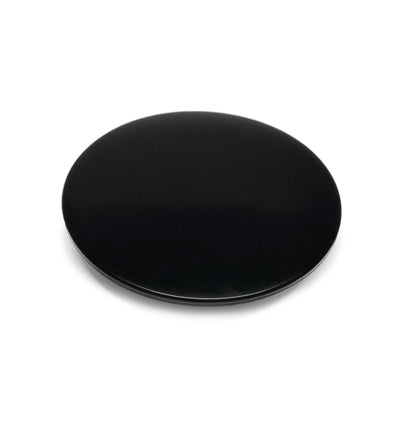 Black Metal Lid 9cm - New Zealand Candle Supplies