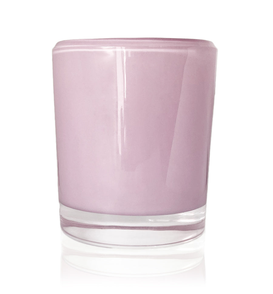 Lilac Bevel Edge with Thick Base Candle Jar - 300mls - New Zealand Candle Supplies