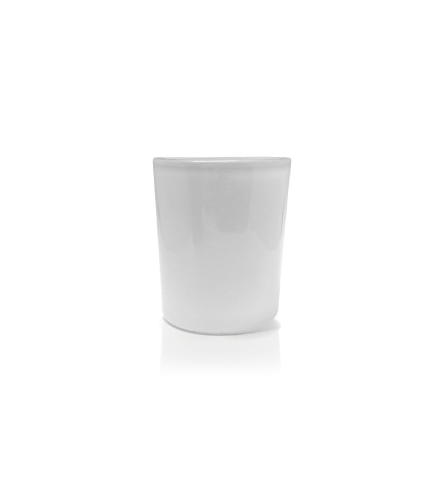 Mini Votive - White Glass Jar 70ml - New Zealand Candle Supplies