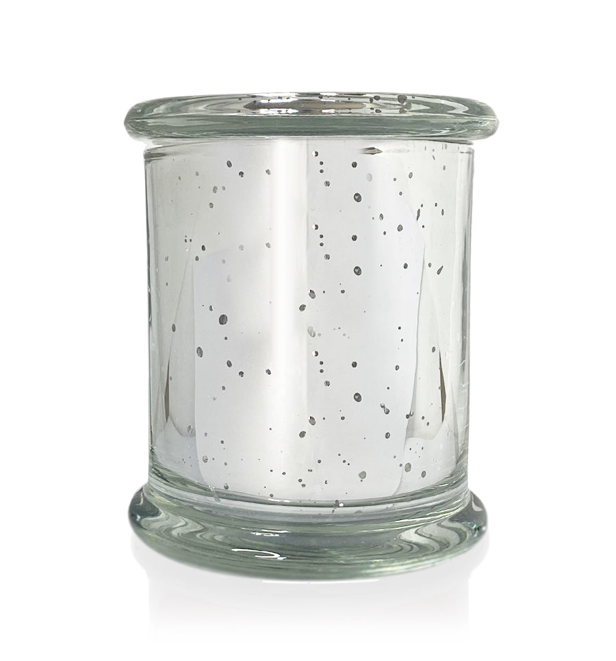 Shiny 280300ml Silver Candle Jar With Lid NZ Candle Supplies